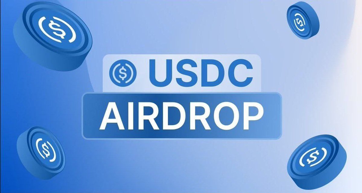 📦 USDC Airdrop Bot ✅️
🔥 Total Reward: 50,000 USDC
💲 Referral: 0.1 $USDC
🎁 Bonus: 0.2 $USDC
🎁 Distribution: Instant to wallet 
🛡 Rating: ⭐️⭐️⭐️⭐️⭐️ 

🤖 Airdrop Link: t.me/USDC_Airdrop_R…