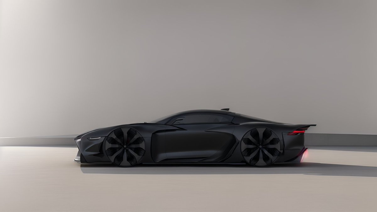 RaghavLessera's tweet image. The sketch I made and it’s ai generated image 🌚