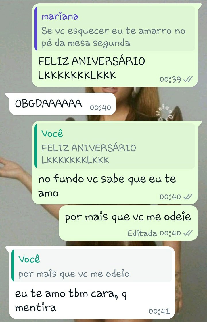 minha maior fã a gnt se ama mas demonstra se odiando