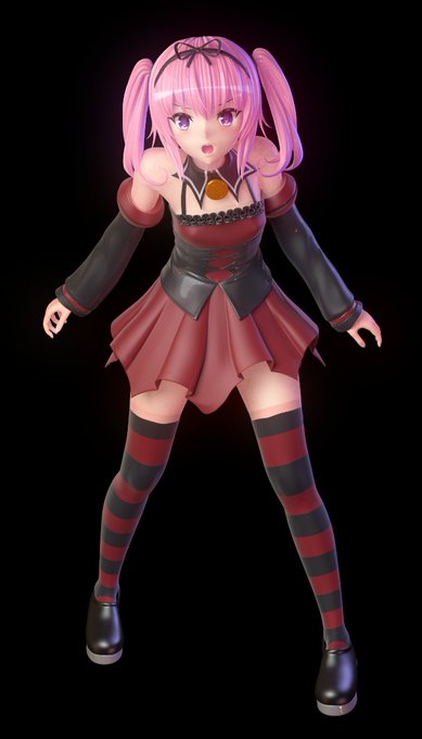 ナナ表情&ポーズテストです☺️
尻尾はまだついてないんです😭 