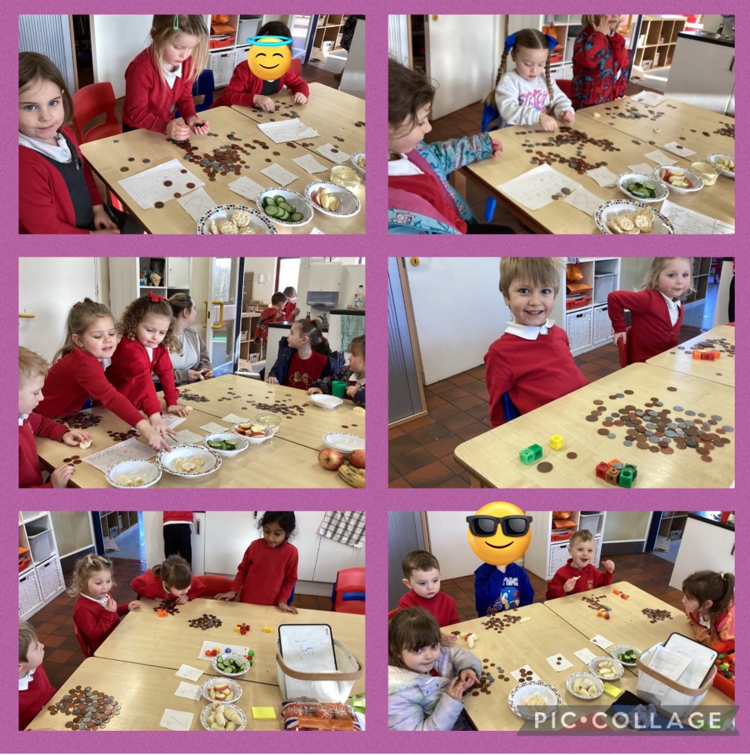 The authentic use of money in the Snack Shop is a really engaging way of developing our numerical understanding and money skills. The children have loved looking at values and calculating the correct coins to use. Next step: cooking items and turning the shop into a cafe!