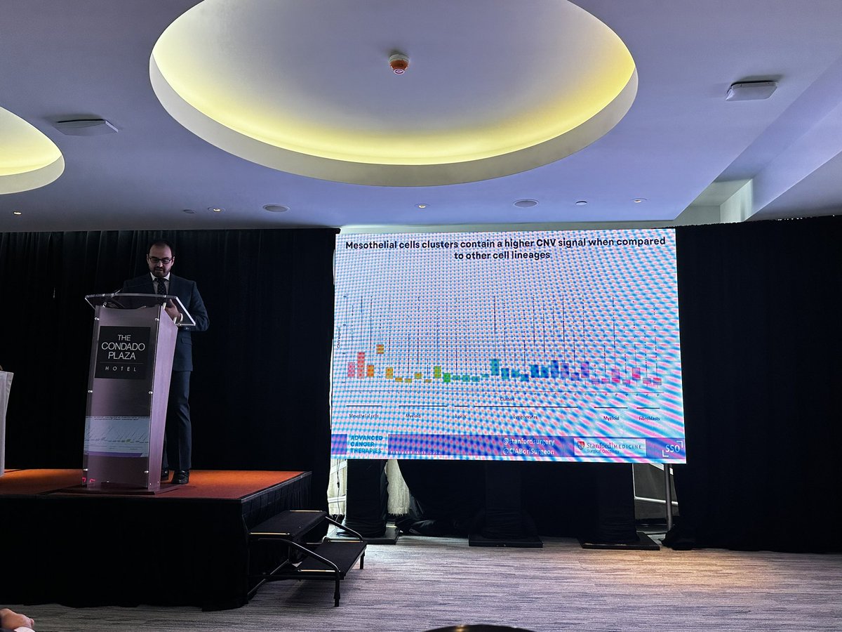 Congrats @OpNotes chief resident and future @MoffittNews fellow on his research characterizing peritoneal mesothelioma cells! #ACT2024 @StanfordSurgery