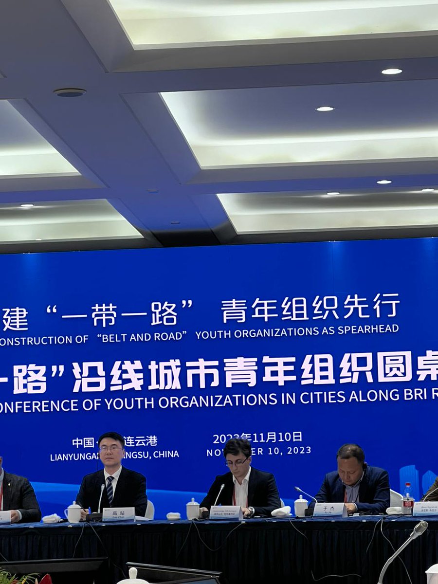 Aleksmay2003's tweet photo. One belt one road - international youth conference in China! 
Youth advisory council. https://t.co/hiNe5I2uPB