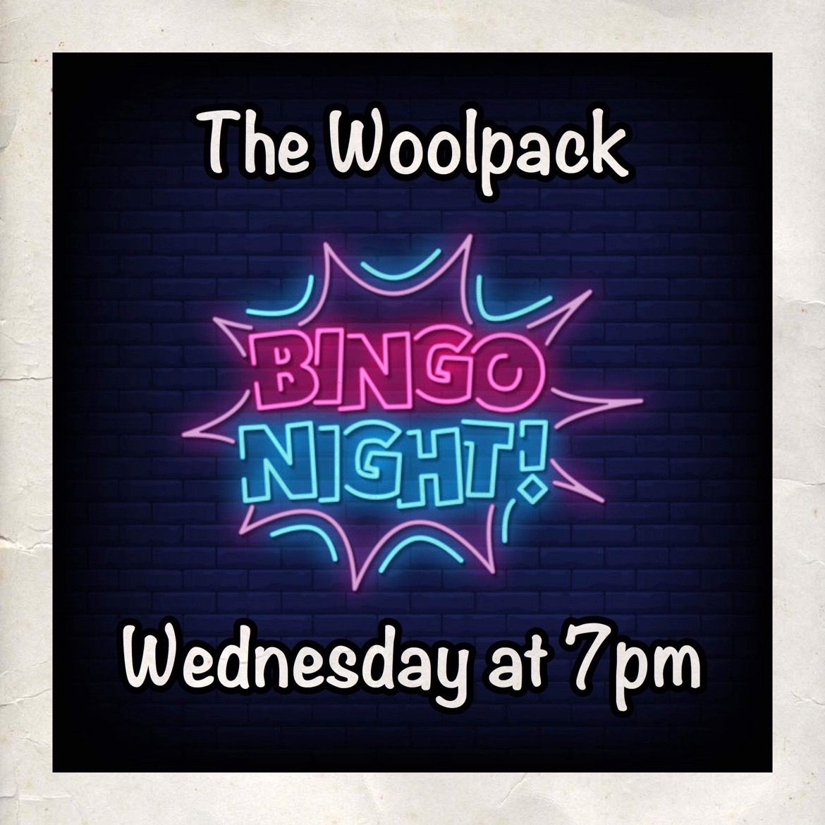 #Bingo is back at #TheWoolpack in #Beckington, #Frome! 7pm start for games of #TopTunes#Bingo and classic bingo with cash and snacks to be won