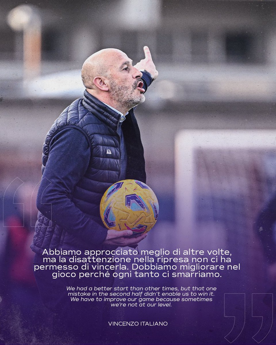 🎙️Vincenzo Italiano 🗣️💜⚜️

#ForzaViola💜 #ForzaViola #EmpoliFiorentina #ACFFiorentina #SerieA