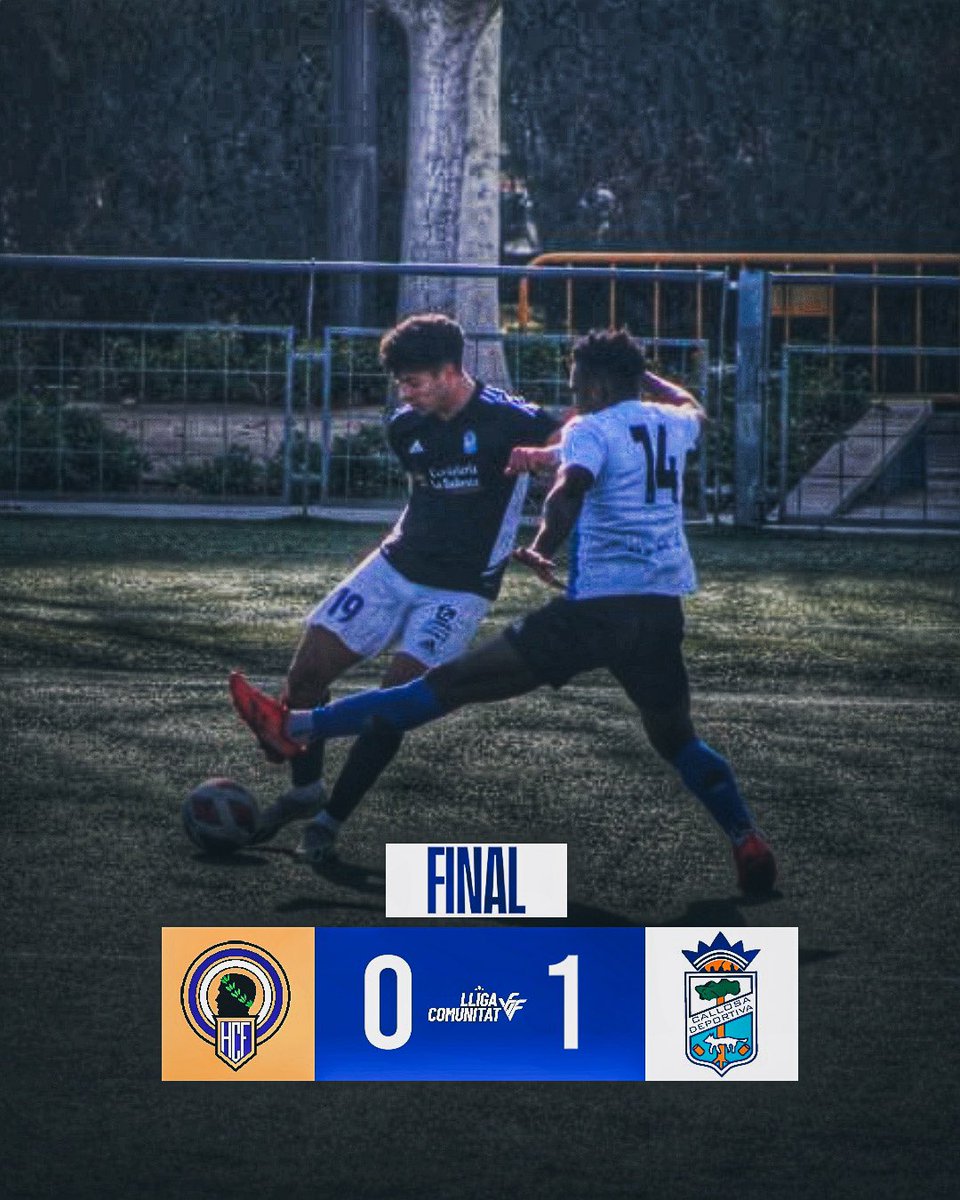 ⏹ 𝗙𝗜𝗡𝗔𝗟 𝗗𝗘𝗟 𝗣𝗔𝗥𝗧𝗜𝗗𝗢

Hércules C.F. “B” 0️⃣🆚1️⃣ Callosa Deportiva C.F.

 #UnSóloSentimiento #UnSóloCorazón #AupaCallosa