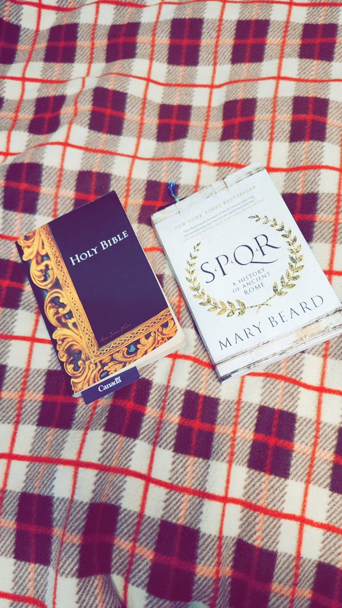 How I'm spending my Sunday. Happy rest day, everyone. 

#books #Reading #bible #Rome #Marybeard #history #religion #rest #SundayFunday