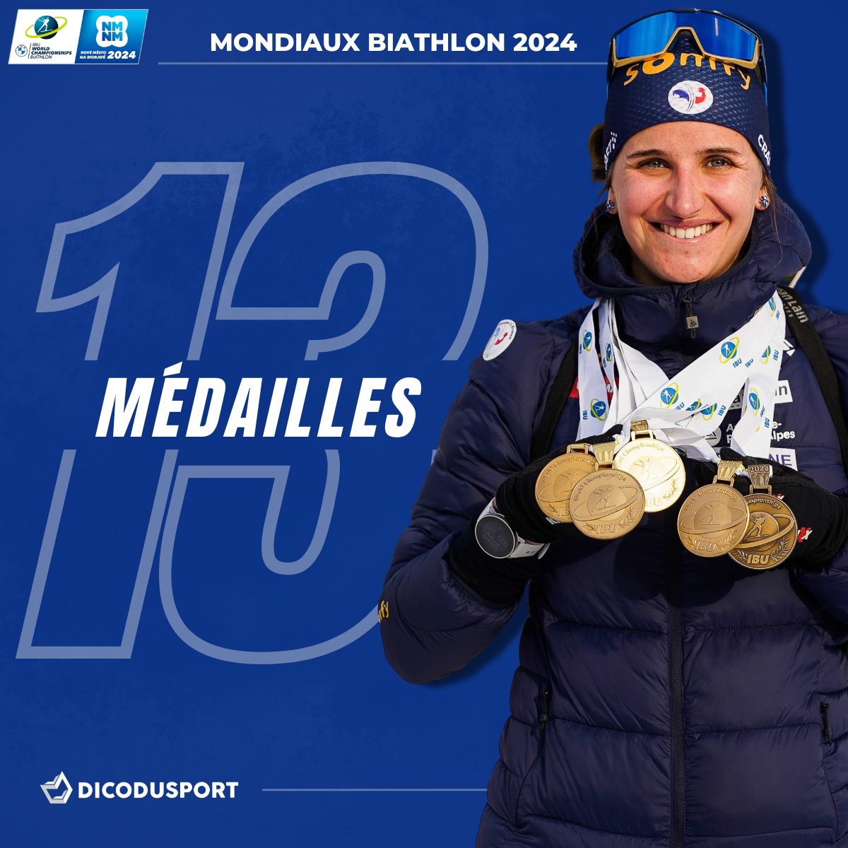 🇫🇷 𝐋𝐀 𝐅𝐑𝐀𝐍𝐂𝐄 𝐌𝐄𝐈𝐋𝐋𝐄𝐔𝐑𝐄 𝐍𝐀𝐓𝐈𝐎𝐍 𝐃𝐄𝐒 𝐌𝐎𝐍𝐃𝐈𝐀𝐔𝐗 𝐃𝐄 𝐁𝐈𝐀𝐓𝐇𝐋𝐎𝐍 ! 😍

L'équipe de France bat son record de récompenses (13) sur des Mondiaux et termine première nation au tableau des médailles ! 👉 vu.fr/qTAvU

#NMNM24 #Biathlon