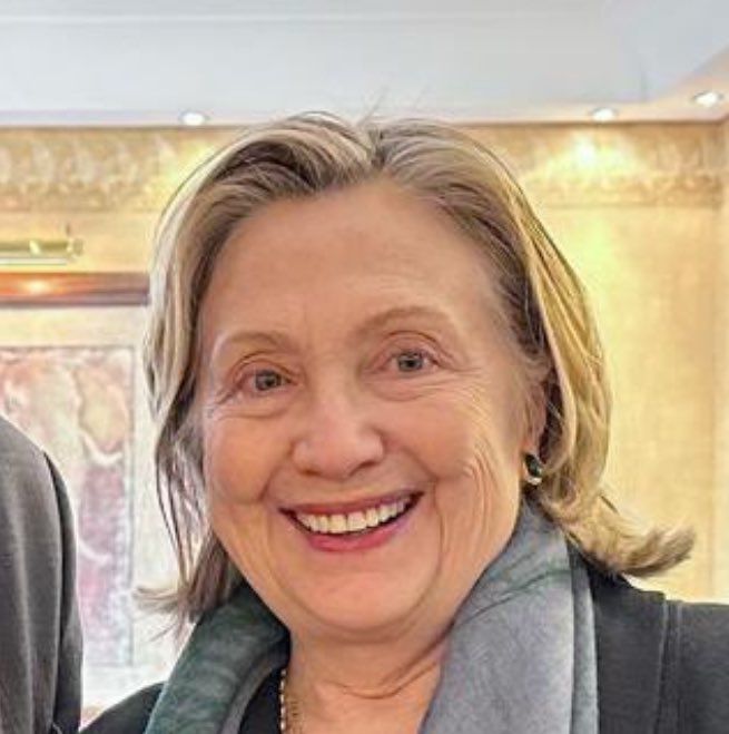 Hillary has morphed into Brendan Frasier