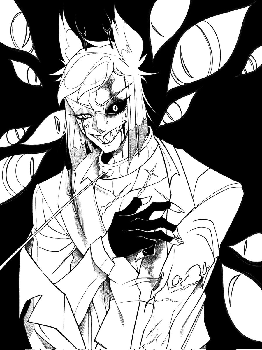 MingMo_Hazbin's tweet photo. 알래스터 중셉 (약간 유혈있지만 이 장르 사람들이 못 볼 것 같진 않다(?))

#HazbinHotel #HazbinHotelFanart #HazbinHotelAlastor #Alastor https://t.co/Coy4lajJVA