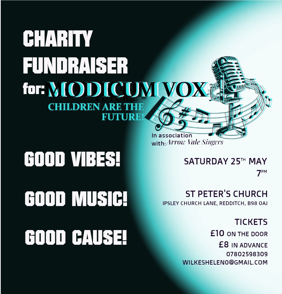 The first concert I've hosted and it's for an amazing cause I feel very strongly about!