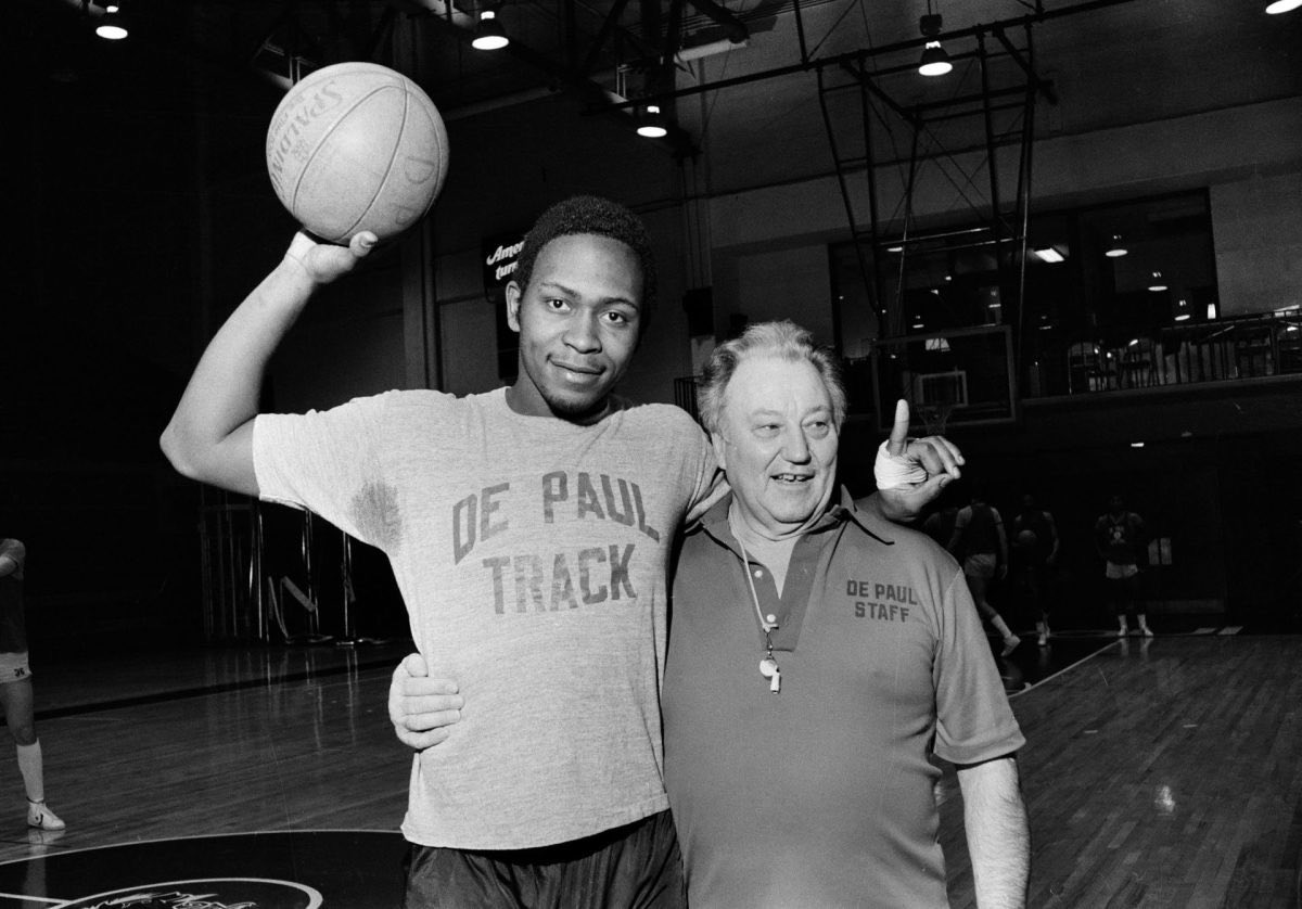 BigBubba74's tweet photo. GOATS!!!!!! Much ❤️ and respect @lowpost2424 One day we will rise again. Hope ur resting easy Coach. #DePaulFam #Aguirre #CoachRay https://t.co/1xdvwa0U97