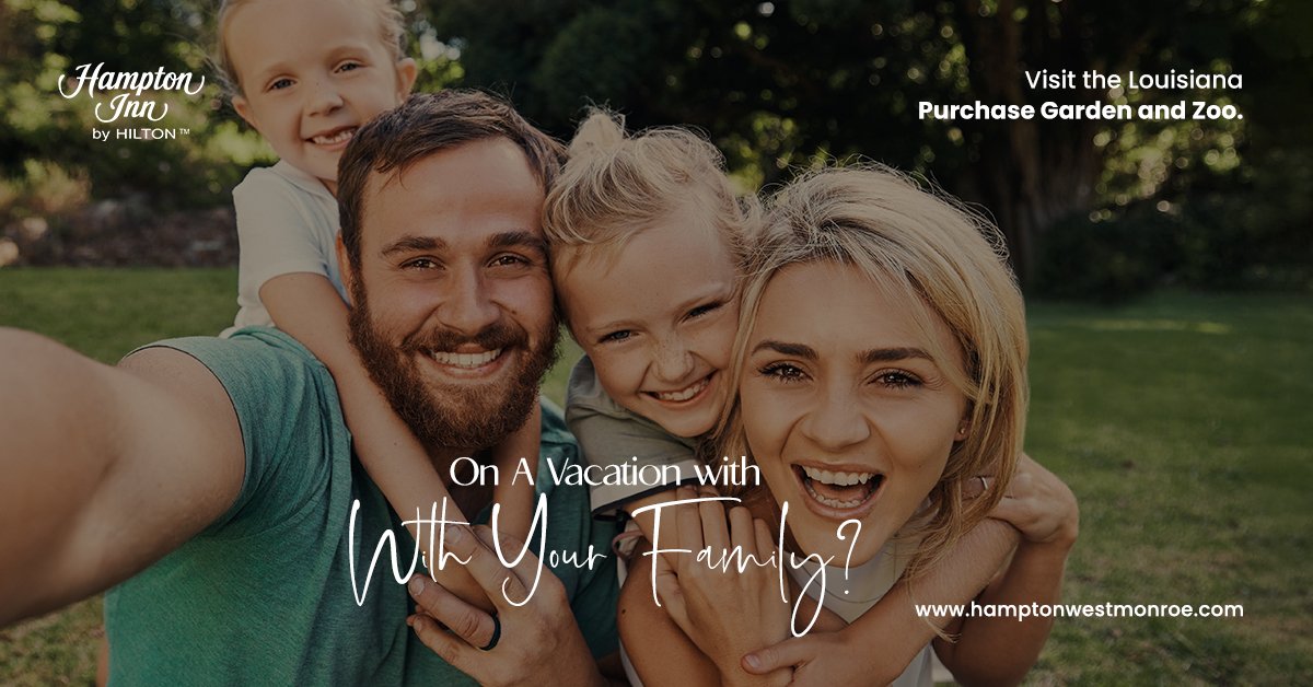 hamptonwestmon1's tweet photo. Create unforgettable family memories! Our hotel is close to exciting attractions that promise fun-filled experiences for everyone. Visit Louisiana Purchase Garden and Zoo easily from our hotel. Delve deeper into our property at https://t.co/y5phCj9bRf

#instahotels #vacation https://t.co/08XrQsKEm5