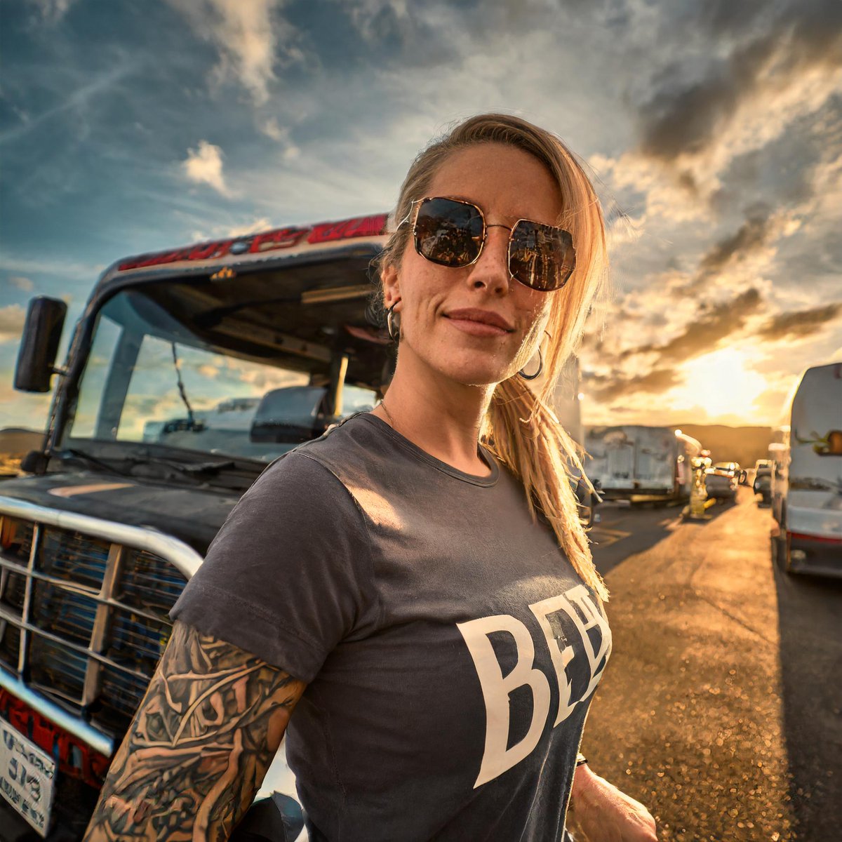DrillDownPod's tweet photo. Does self-driving mean 1.7m truck drivers lose their jobs while the industry saves $70B by 2030? 
Or is there a concerning driver shortage. 
@Aurora_Inno's take on our latest podcast (link in bio)
(#GBTilley 📸 @adobe.firefly.ai) 
$AUR 
#SelfDriving #Trucking
#AutonomousTrucks https://t.co/mLRB4nX2T6