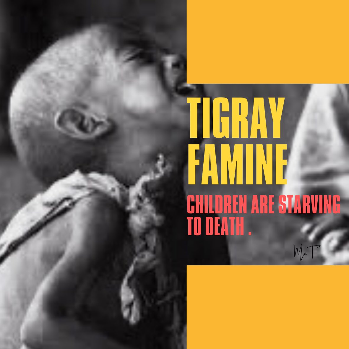 Famine in #Tigray is not just a statistic—it’s a reality for countless children facing starvation. Humanitarian organizations must mobilize quickly to alleviate the #TigrayFamine catastrophe. #Aid4Tigray #AUSummit @UNICEF @UN @SavetheChildren @WFP_Ethiopia @SamanthaJPower