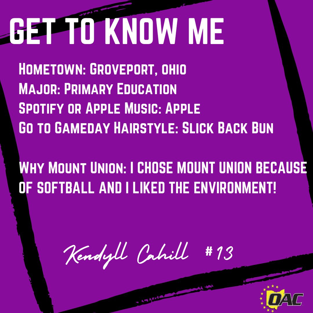 University of Mount Union Softball tweet media