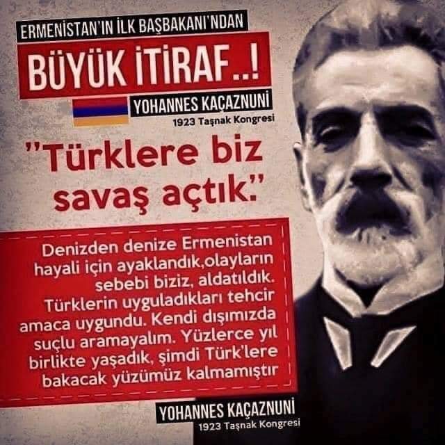 @AnMic95 @robananyan You should do the same. You will never receive the same respect from Europeans as you did in the Ottoman Empire. They deceived you many times. As your first prime minister said, you were deceived by being promised a country from sea to sea.