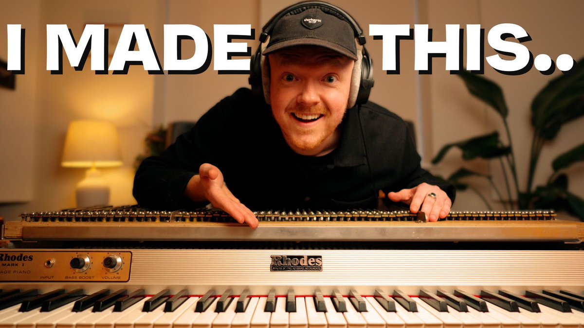 Just dropped a new video ‘How This 1977 Rhodes is Helping Me Make Better Beats’ youtu.be/GnUmZsEK1xI