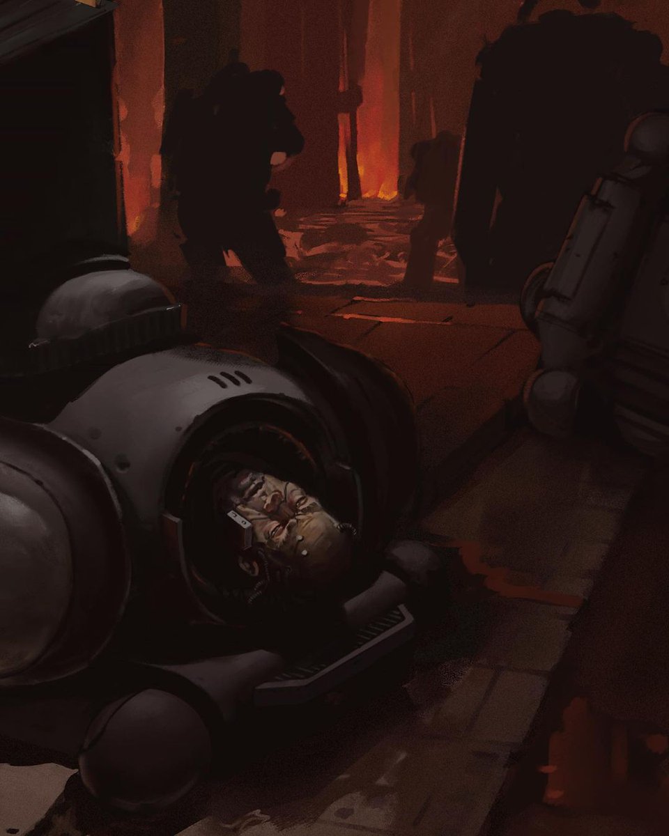 Space Marine Chaplain by Ilya Belyakov IG: ilyabelyakov_art