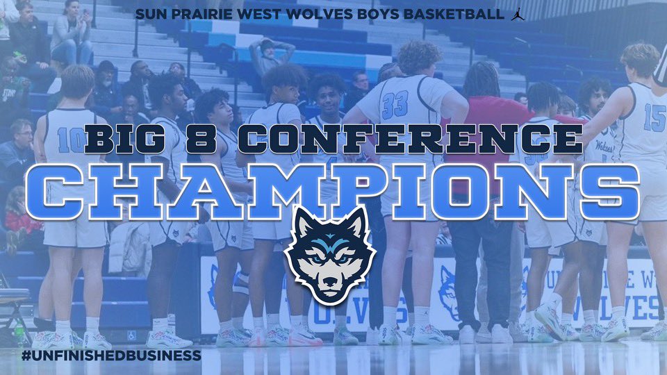 We have secured our first ever Big 8 Conference Championship!! The Champs Are Here!! #UnfinishedBusiness