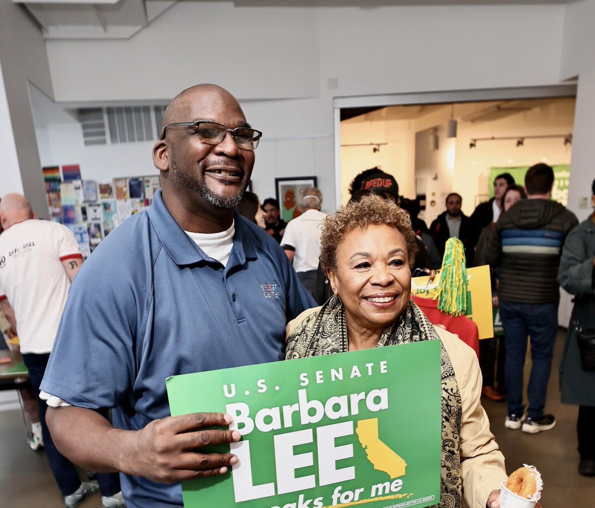 Team Lee shows up and shows out—rain or shine! Just over two weeks left to vote—let’s do this!