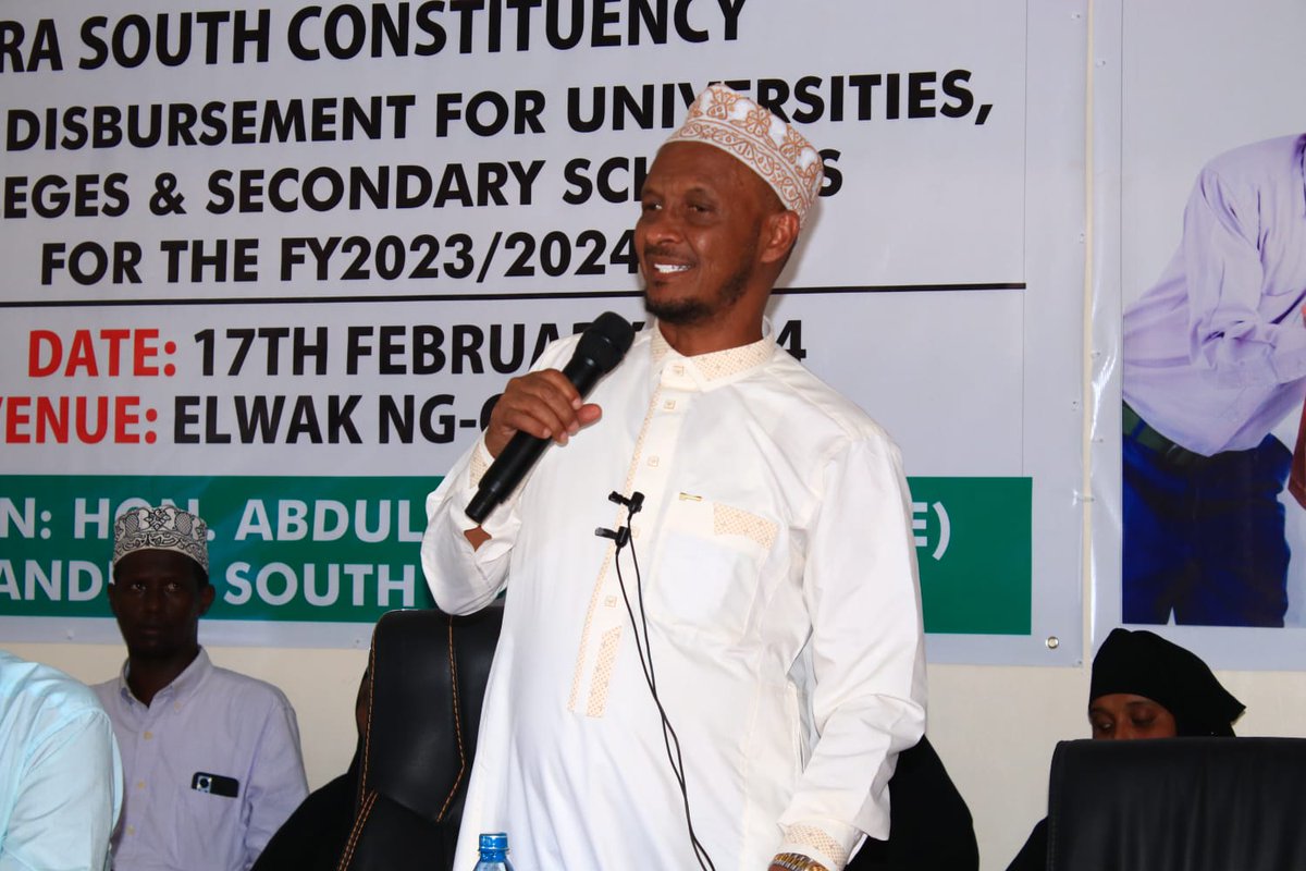 CdfmanderaSouth's tweet photo. We proudly launched 41 million Bursary for the financial year 2023/2024. A massive shoutout to our dedicated patron, Hon @abduhar, for leading the charge in empowering our students &amp; prioritizing education. Here at NG-CDF Mandera South, we are shaping a brighter future https://t.co/OY8m3Gflsa