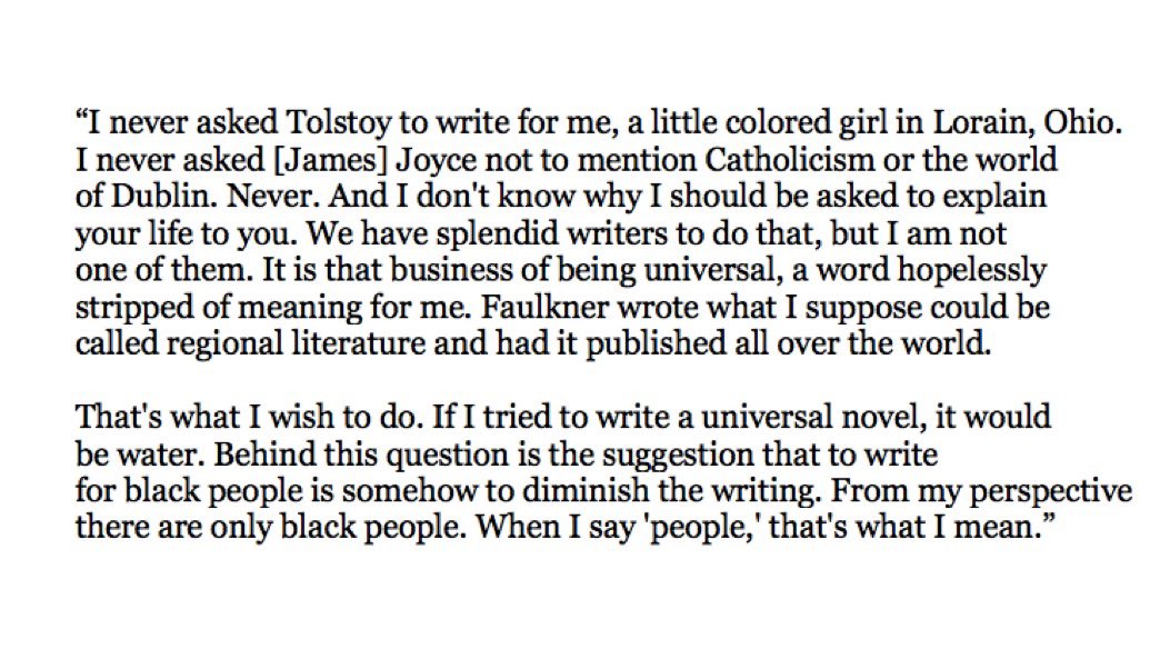 Happy birthday to the matchless brilliance who is Toni Morrison: