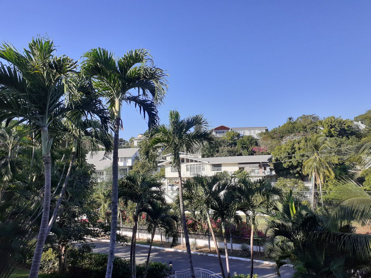 Lovely Blue sky in Jamaica