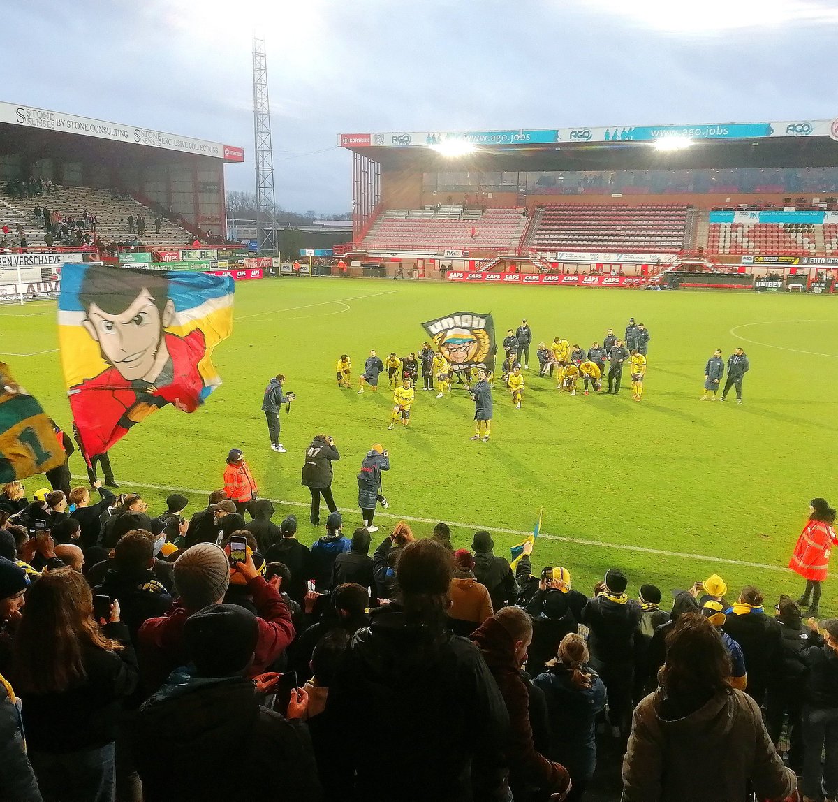 Away days. #kvkusg #unionsaintgilloise