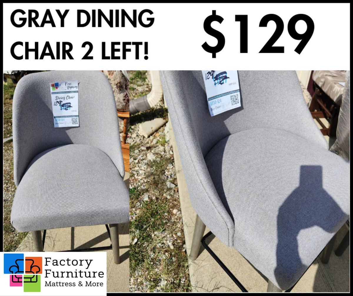 _Furniture4Less's tweet photo. 📷Don't miss out on this incredible Scratch-and-Dent deal!📷
These 2 counter height dining chairs are sure to liven up your dining space, and provide unmatched comfort!
Call today to reserve this deal! 
📷https://t.co/xgz5kB7xnN📷
📷937-884-5455📷
#AshleyFurniture
#cozyhome https://t.co/8JSv8a89vI