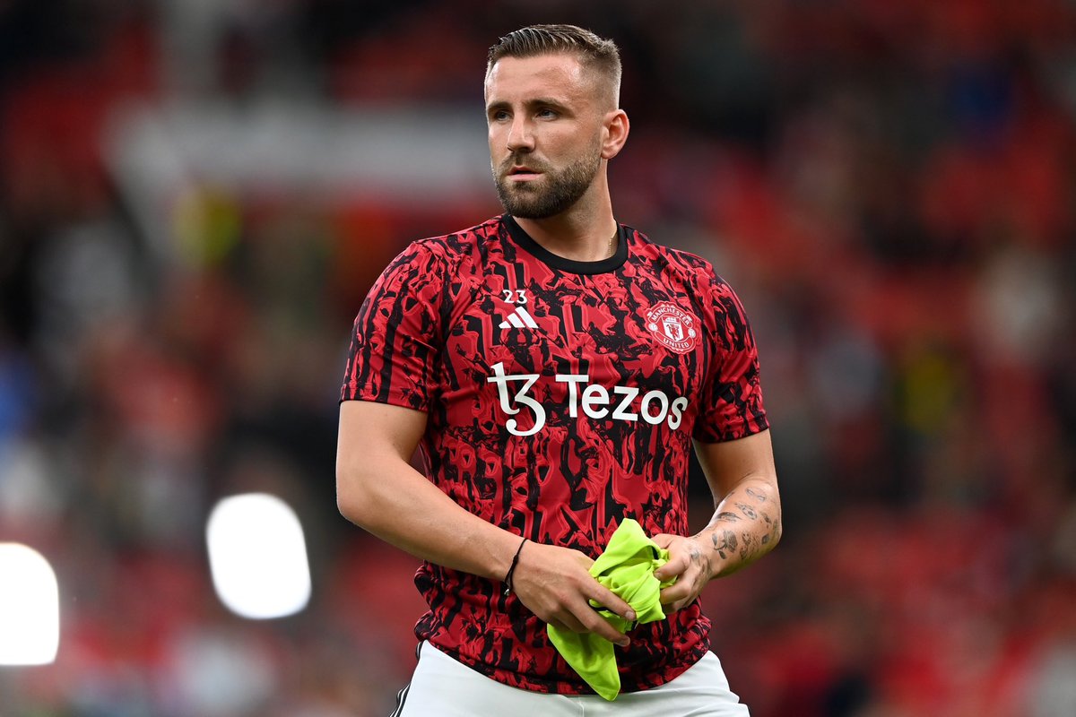 FabrizioRomano's tweet photo. 🚨🔴 Tests to follow for Luke Shaw after new injury today during first half vs Luton Town. https://t.co/LFkm9fhBO2