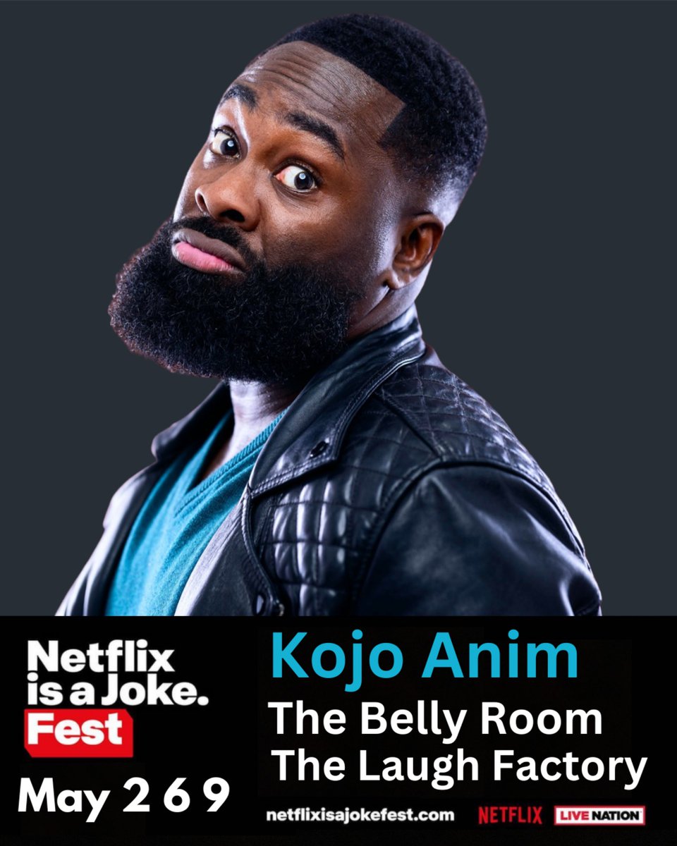 I’m excited to be joining the <a href="/netflixisajoke/">Netflix Is A Joke</a> comedy festival in Los Angeles this year with <a href="/CrackemupLA/">Crack’Em Up Comedy Shows</a> &amp; <a href="/ciphasounds/">CIPHA SOUNDS</a> and friends. 

It’s another step in the right direction. Relationships are the most valuable things to have.

Ticket links going up on my website soon.