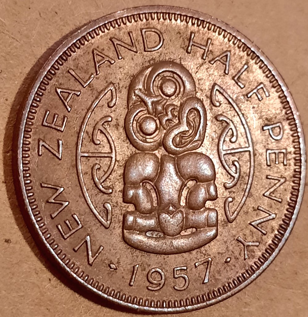 🇳🇿 1957 New Zealand 1/2 Penny 🇳🇿
#coins #NewZealand #numismatic