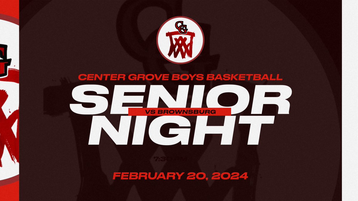 Center Grove Trojans Basketball (@centergrovembb) on Twitter photo 🚨🚨Tuesday night - Last home game for the CG Boys Basketball team and our Seniors.
Peyton Byrd
Joey Schmitz
Will Spellman
Carson Newell
Dylan Meador
Ben Chestnut
Grant Long
Jalen Bundy
To honor our Seniors, all CGHS students get in FREE🔥
#packvandy <a href="/CGSportsNetwork/">CG Sports Network</a> <a href="/CGBBL/">CG Boys Basketball League (CGBBL)</a> 🚨🚨Tuesday night - Last home game for the CG Boys Basketball team and our Seniors.
Peyton Byrd
Joey Schmitz
Will Spellman
Carson Newell
Dylan Meador
Ben Chestnut
Grant Long
Jalen Bundy
To honor our Seniors, all CGHS students get in FREE🔥
#packvandy <a href="/CGSportsNetwork/">CG Sports Network</a> <a href="/CGBBL/">CG Boys Basketball League (CGBBL)</a>