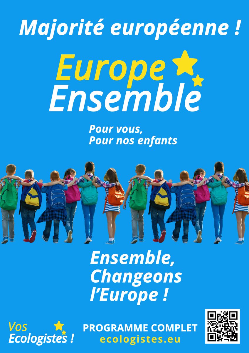 Liste #EuropeEnsemble Vos Écologistes pour une Majorité européenne ! 

Votre liste centriste et écologiste pour une Majorité européenne.

Site : europeensemble2024.fr