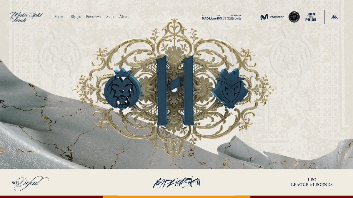 Nadie dijo que fuera fácil. 

G2 empata la serie. 

#goMADKOI