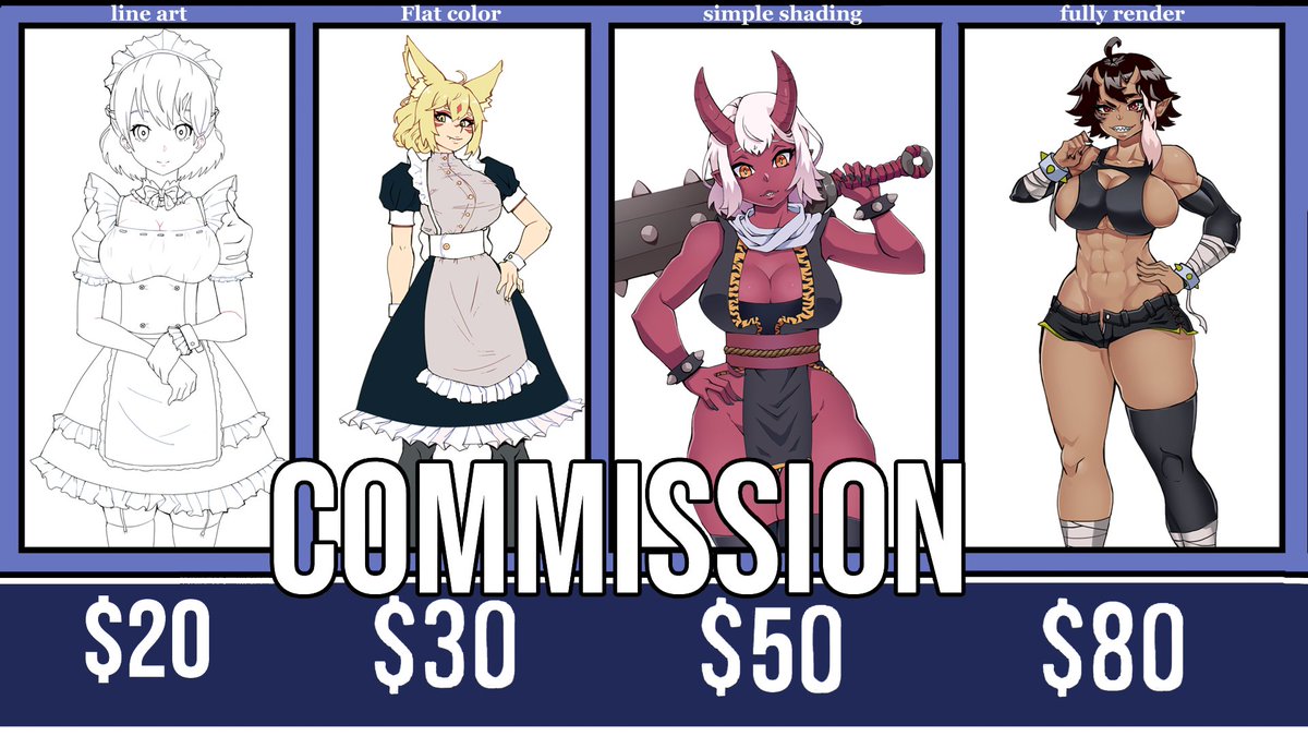McgeeInky's tweet photo. commission rate https://t.co/fiUOhYlUXN