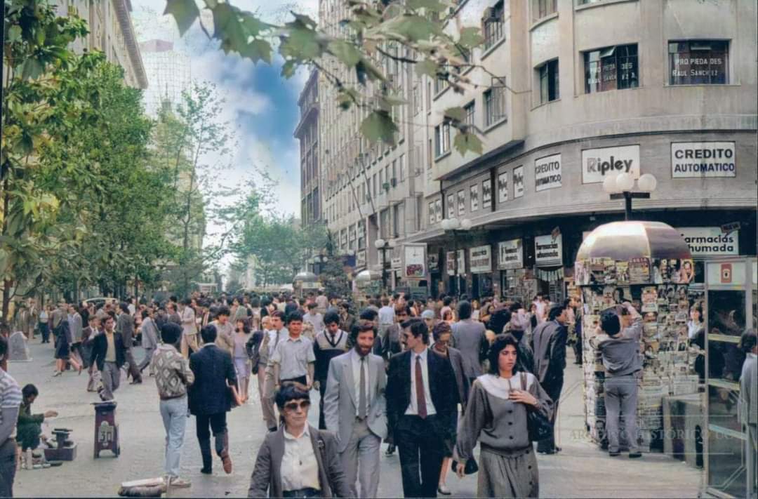 Paseo Ahumada. 1987