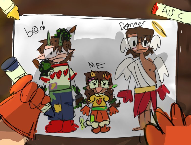 Owencake211431's tweet photo. Juanaflippa's drawing of her family (#qsmp #codeflippa #slimeriana # #slimecicle #ElMariana https://t.co/ocXtVKapN9