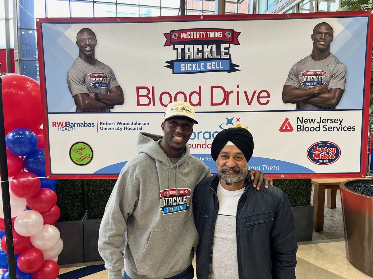 EmbraceKids (@embracekids) on Twitter photo Shout out to <a href="/HanselnGriddle/">Hansel 'n Griddle</a> for supporting the <a href="/McCourtyTwins/">Devin&Jason McCourty</a> <a href="/devinmccourty/">Devin McCourty</a> <a href="/JasonMcCourty/">Jason McCourty</a> <a href="/TackleSC/">TackleSickleCell</a> Blood Drive yesterday! The blood donors loved the $10 gift cards and we can't thank you enough for helping us provide critical support to <a href="/RWJUH/">Robert Wood Johnson University Hospital</a> and <a href="/NYBloodCenter/">NY Blood Center</a>! Shout out to <a href="/HanselnGriddle/">Hansel 'n Griddle</a> for supporting the <a href="/McCourtyTwins/">Devin&Jason McCourty</a> <a href="/devinmccourty/">Devin McCourty</a> <a href="/JasonMcCourty/">Jason McCourty</a> <a href="/TackleSC/">TackleSickleCell</a> Blood Drive yesterday! The blood donors loved the $10 gift cards and we can't thank you enough for helping us provide critical support to <a href="/RWJUH/">Robert Wood Johnson University Hospital</a> and <a href="/NYBloodCenter/">NY Blood Center</a>!