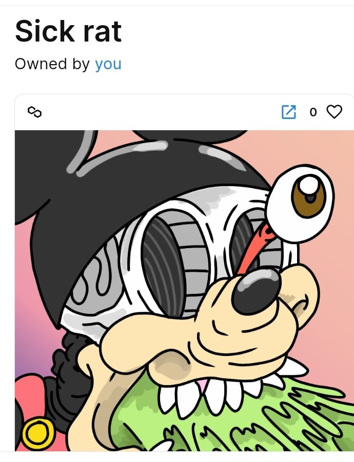 🚨🥳SUNDAY GIVEAWAY🥳🚨
Giving out rat skull (...and maybe a few more 🥸) if you want one...
🔥like this, follow me, click share
🔥say GM and drop your polygon address in the comments! 🥳