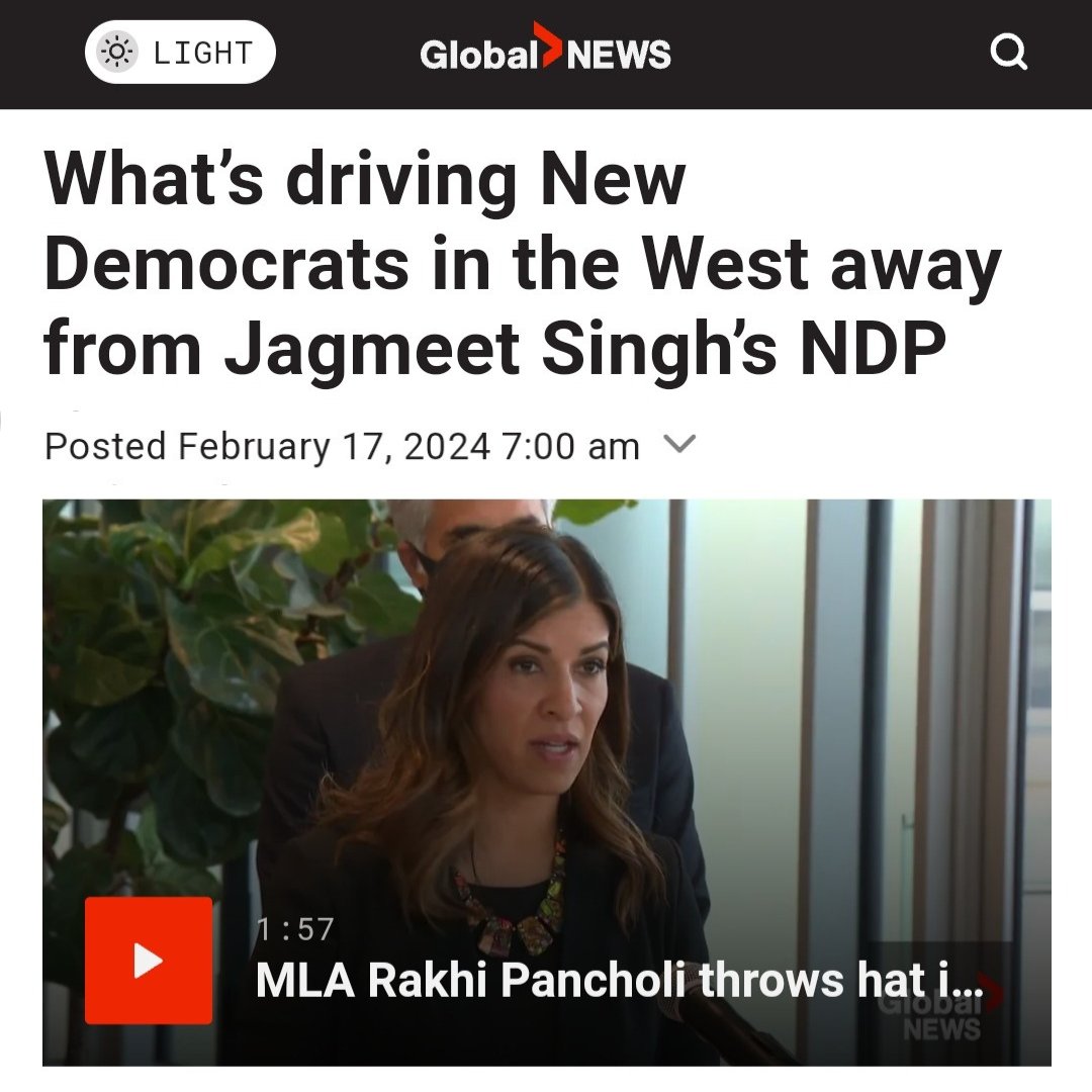 PierrePoilievre's tweet photo. Alberta NDP leaders are scrambling to distance themselves from Jagmeet Singh and his radical carbon tax coalition with Trudeau, which wants to end road building &amp; jail First Nations people for supporting the energy sector.

https://t.co/mb0Cfubh4G https://t.co/W8PU5nTW0H
