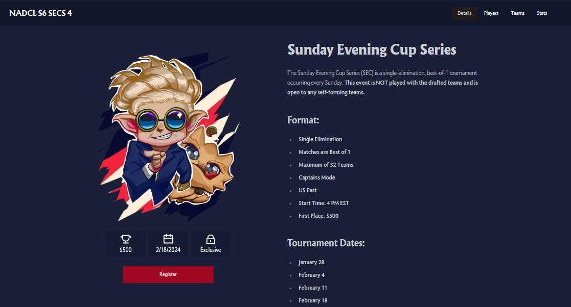 Peterpandam ⌐◨-◨ (@peterpandam) on Twitter photo Registration for <a href="/NADotaEsports/">NA Dota Esports</a> 4th Sunday Evening Cup Series ends soon!
This is a 1 day winner take all ($500) event!
SIGN UP NOW, TOURNAMENT BEGINS AT 4PM EST! Registration for <a href="/NADotaEsports/">NA Dota Esports</a> 4th Sunday Evening Cup Series ends soon!
This is a 1 day winner take all ($500) event!
SIGN UP NOW, TOURNAMENT BEGINS AT 4PM EST!