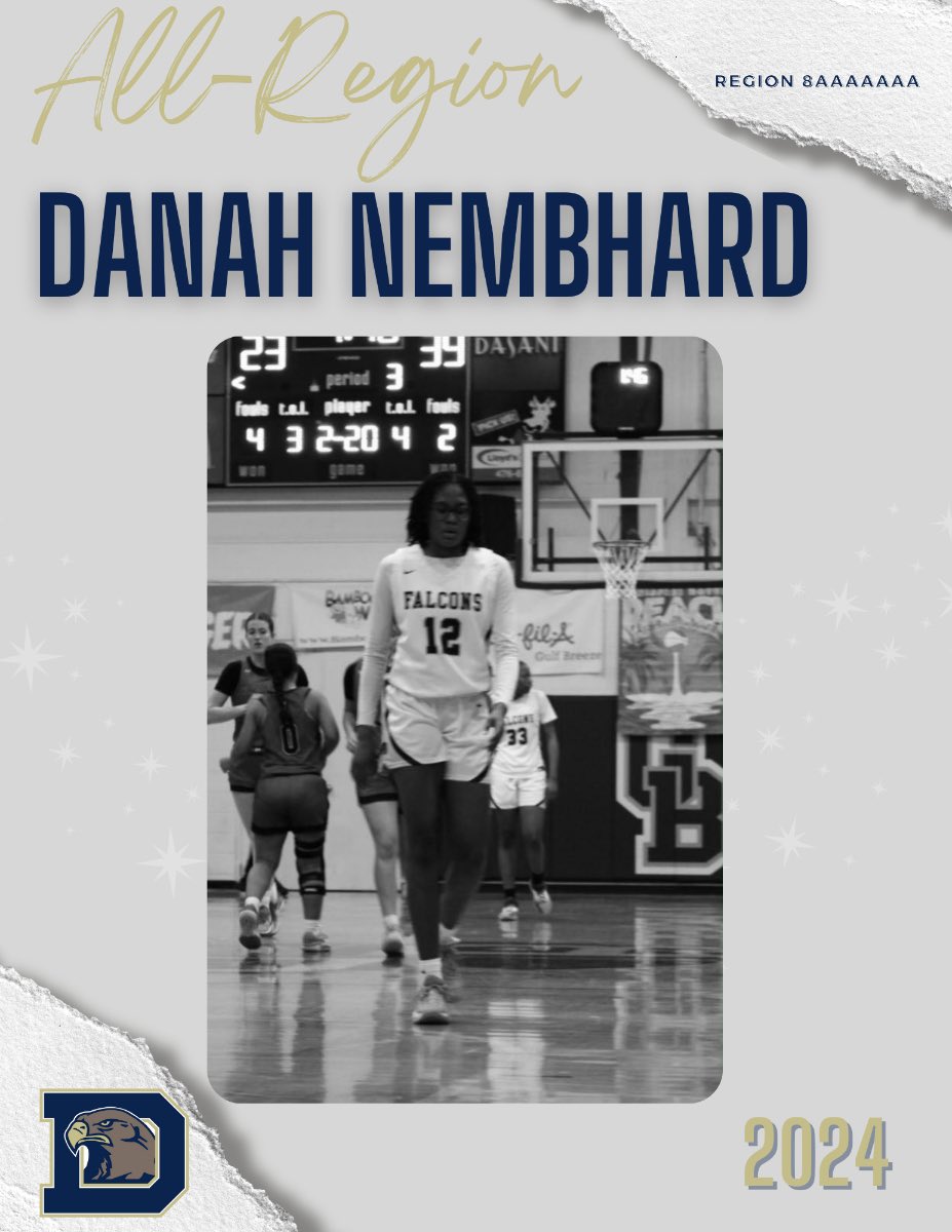 Congrats to Danah Nembhard on her All-Region Team selection!!! @DaculaTipoffCl @DaculaAthletics @Danah_Nembhard