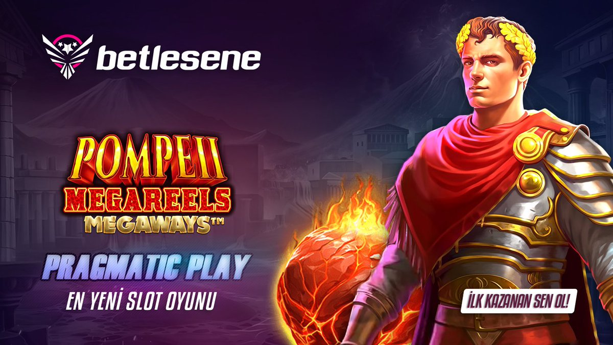Pompeii Megareels Megaways™

MS 79'da Vezüv Yanardağı patladığında 4 ila 6 metre kül ve pomza taşı altına gömülen, Napoli yakınlarındaki bir antik Roma şehri olan Pompeii'nin şimdi oyunu çıktı :)

10.000 katına kadar kazanç fırsatı sunan Megaways özellikli bu yepyeni Pragmatic