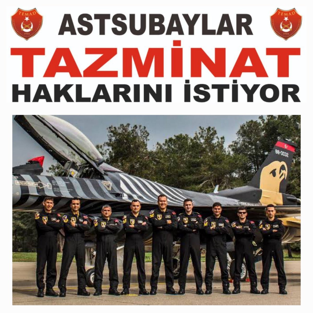 OMRCTN1955's tweet photo. #AstsubaylaraArtıkAdalet
HAKLIYIZ.
HAKKIMIZI İSTİYORUZ.
@RTErdogan
@dbdevletbahceli
@_cevdetyilmaz
@isikhanvedat
@memetsimsek
@TSKGnkur
@tcsavunma
@celebimehmeta 
@hulusiakarmedya https://t.co/8kpaHi7mRM