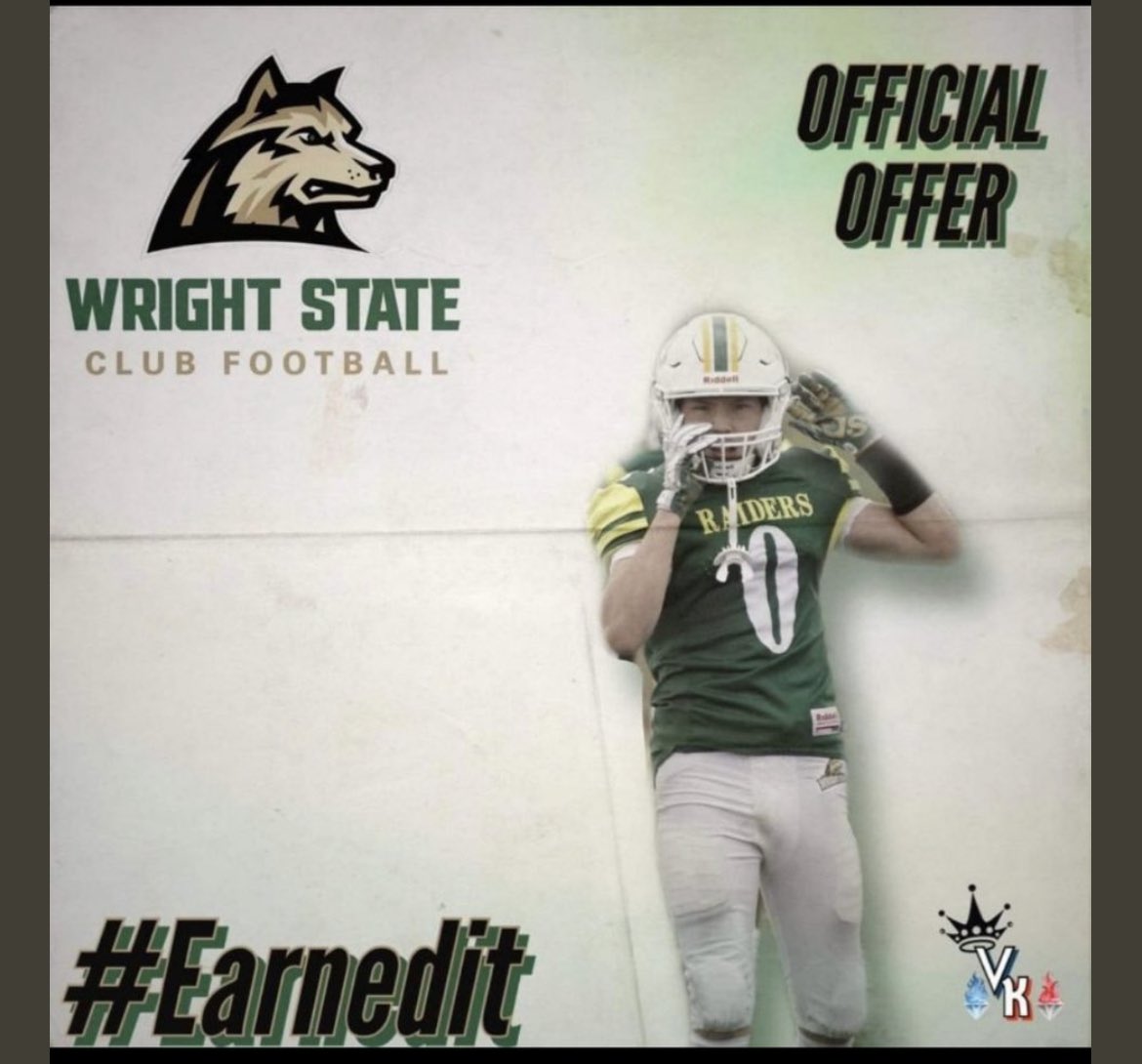 #AGTG After a great talk with <a href="/dsmith060488/">Donnie Smith</a> I am honored and blessed to say I have a received a official offer from Wright State University