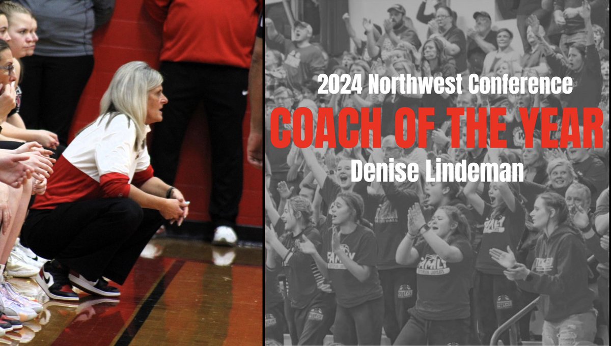 Huge Congratulations to Head Coach Denise Lindeman for receiving NWC Coach of the Year! This is her third consecutive season receiving this award!