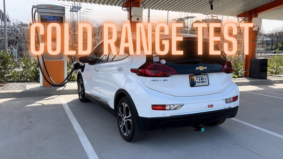 KilowattStation's tweet photo. Chevy Bolt Cold Weather Charging and Range Test https://t.co/dcrvkPvlzr via @YouTube https://t.co/POFzl9qhZw