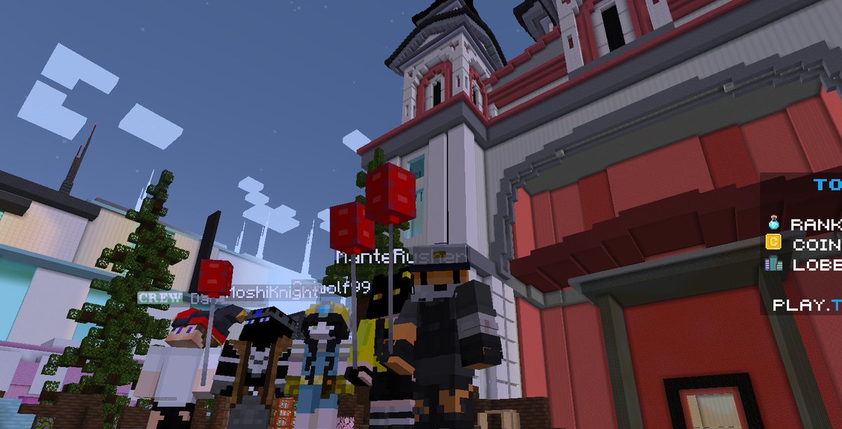 ChamoMartin's tweet photo. completando la imagen de mante en #townnet tu nueva netwotrk de Minecraft https://t.co/fLEsXmAbKN